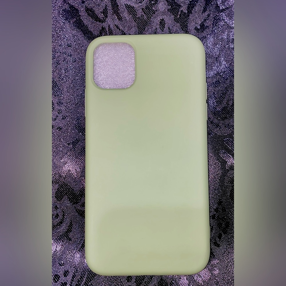 IPhone 11 Case Bumper Matte Silicone Sage Green NEW